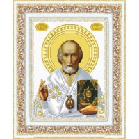 Схема иконы под вышивку бисером "Св. Николай Чудотворец" (Схема или набор)